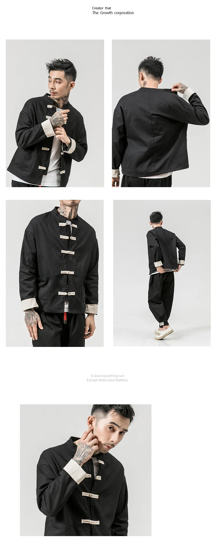 Veste Kung Fu Homme