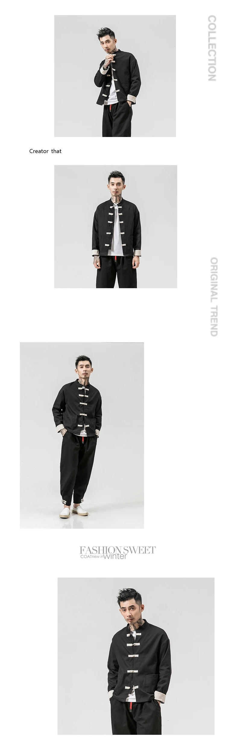 Veste Kung Fu Homme
