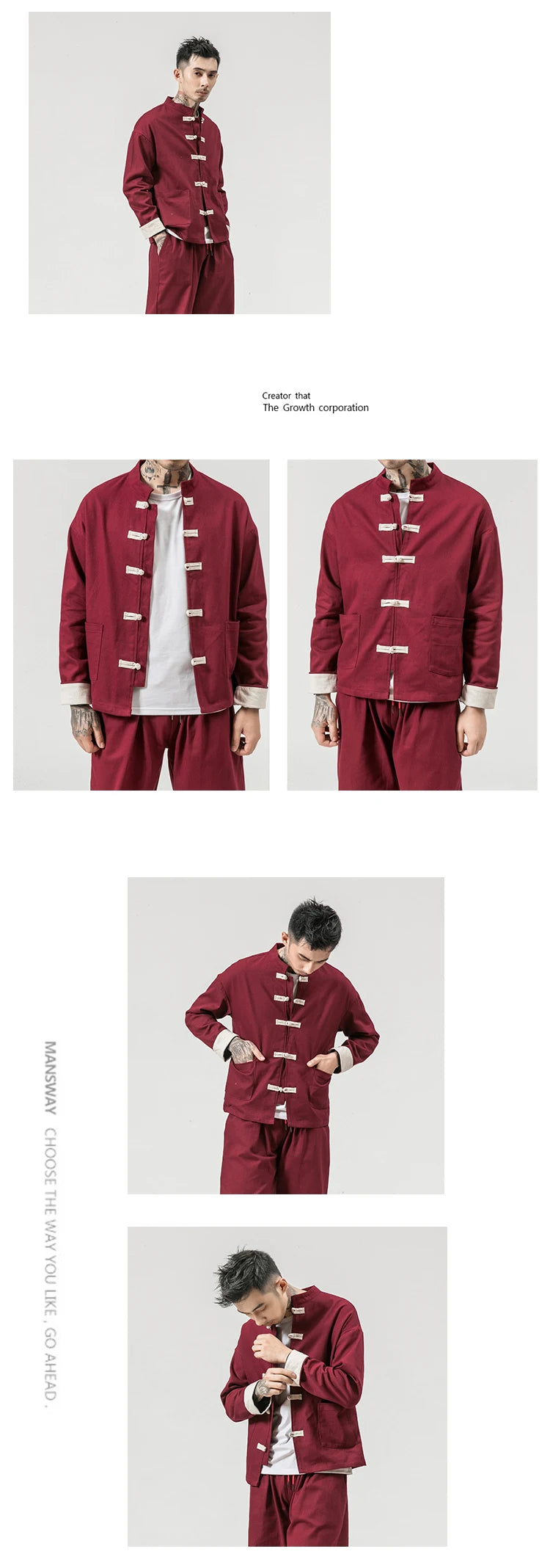 Veste Kung Fu Homme